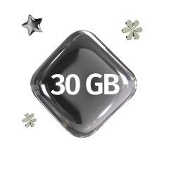 Это 30 GB