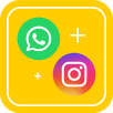 Пакет Instagram + WatsApp