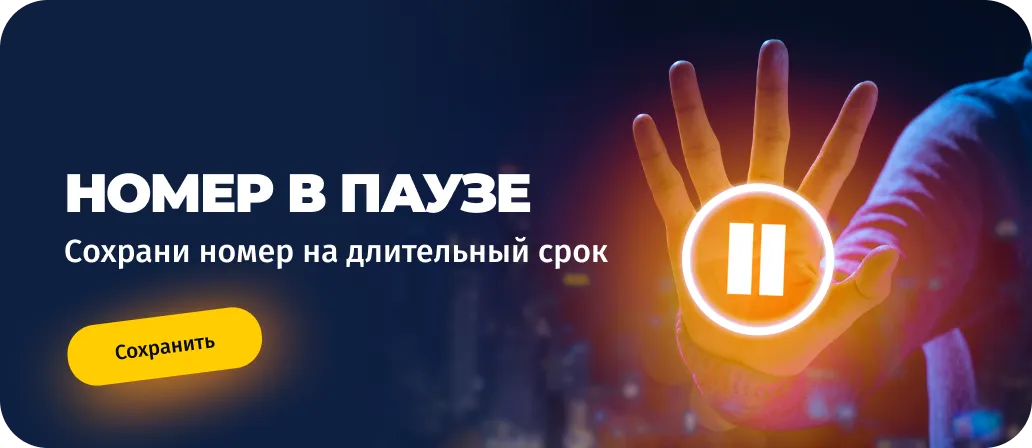 Номер в паузе